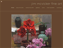 Tablet Screenshot of jimmcvickerpaints.com